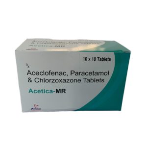 Acetica-MR - Aceclofenac Paracetamol & Chlorzoxazone Tablets - Provided by Almatica Pharmaceuticals Pvt. Ltd.