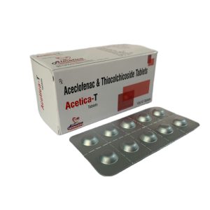 Acetica-T - Aceclofenac & Thicolchicoside Tablets - Provided by Almatica Pharmaceuticals Pvt. Ltd.