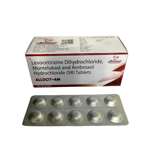 Allocit-AM - Levocetirizine Dihydrochloride, Montelukast Sodium and Ambroxol Hydrochloride (SR) Tablets - Provided by Almatica Pharmaceuticals Pvt. Ltd.