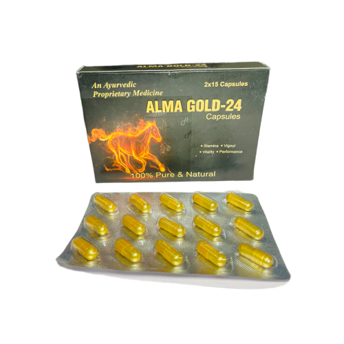 Alma-Gold-24 - An Ayurvedic Proprietary Medichine - Provided by Almatica Pharmaceuticals Pvt. Ltd.