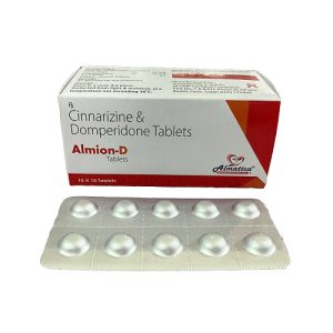 Almion-D - Cinnarizine &  Domeperidone Tablets - Provided by Almatica Pharmaceuticals Pvt. Ltd.