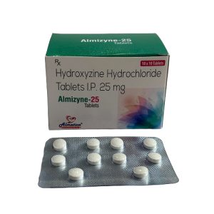 Almizyne-25 - Hydroxyzine Hydrochloride Tablets I.P. 25mg - Provided by Almatica Pharmaceuticals Pvt. Ltd.