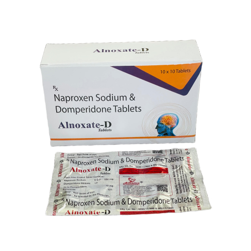 Alnoxate-D - Naproxen Sodium & Domperidone Tablets - Provided by Almatica Pharmaceuticals Pvt. Ltd.