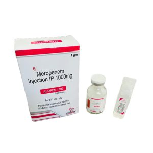Alopen-1000 - Meropenem Injection IP 1000mg - Provided by Almatica Pharmaceuticals Pvt. Ltd.