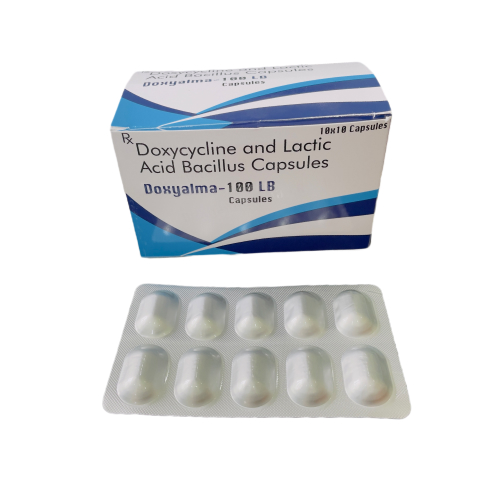 Boxyalma-1BB - Doxycycline and Lactic Acid Bacillus…capsules - Provided by Almatica Pharmaceuticals Pvt. Ltd.