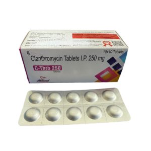 C-thro 250 - Clarithromycin 250mg Tablets - Provided by Almatica Pharmaceuticals Pvt. Ltd.