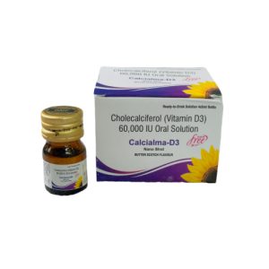 Calcialma -d3 - Cholecalciferol 60,000 lu Granules - Provided by Almatica Pharmaceuticals Pvt. Ltd.