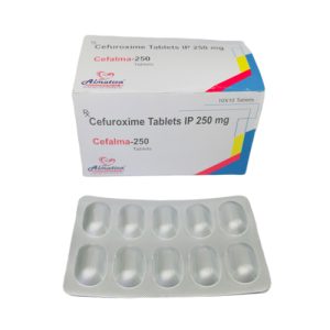 Cefalma-250 - Cefuroxime Tablets IP 250 mg - Provided by Almatica Pharmaceuticals Pvt. Ltd.