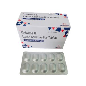 Cefitica-200 Lb - Cefixime 200mg + Lactic Acid Bacillus - Provided by Almatica Pharmaceuticals Pvt. Ltd.