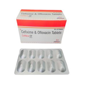 Cefitica-of - Cefixime 200mg + Ofloxacin 200mg - Provided by Almatica Pharmaceuticals Pvt. Ltd.