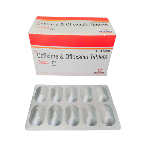 Cefitica-of - Cefixime 200mg + Ofloxacin 200mg - Provided by Almatica Pharmaceuticals Pvt. Ltd.