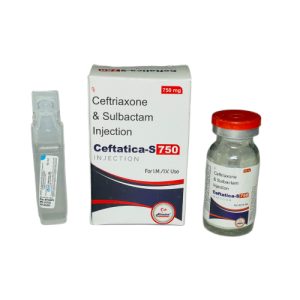 Ceftatica-S-750 - Ceftriaxone & Sulbactam Injection - Provided by Almatica Pharmaceuticals Pvt. Ltd.
