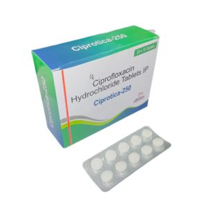 Ciprotica-250 - Ciprofloxacin 250mg - Provided by Almatica Pharmaceuticals Pvt. Ltd.