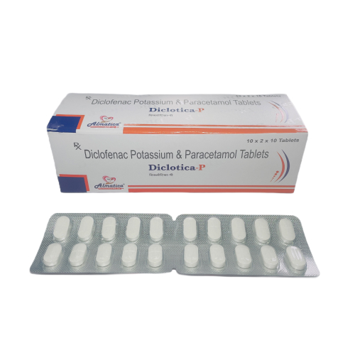 Diclotica-P - Diclofenac Potassium & Paracetamol Tablets - Provided by Almatica Pharmaceuticals Pvt. Ltd.