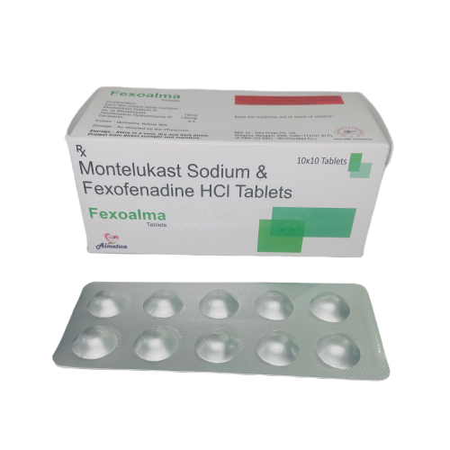 Fexoalma - Montelukast Sodium Fexofenadine HCI Tablets - Provided by Almatica Pharmaceuticals Pvt. Ltd.