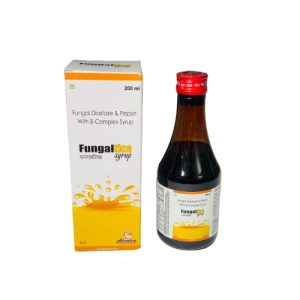 Fungaltica - Fungal Diastase + Papain +B Complex Syrup (with monocarton) - Provided by Almatica Pharmaceuticals Pvt. Ltd.
