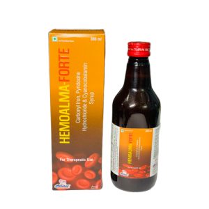 Hemoalma-forte - Iron Hydoxide polymaltose complex Syrup - Provided by Almatica Pharmaceuticals Pvt. Ltd.