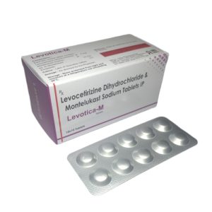 Levotica-M - Levocetirizine Dihydrochloride & Montelukast Sodium Tablets IP - Provided by Almatica Pharmaceuticals Pvt. Ltd.