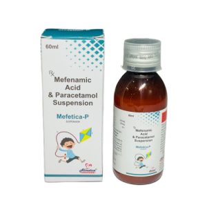 Meftica-P - Mefenamic Acid & Paracetamol Suspension - Provided by Almatica Pharmaceuticals Pvt. Ltd.