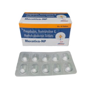 Mexotica-NP - Pregabalin, Nortriptyline & Methylcobalamin Tablets - Provided by Almatica Pharmaceuticals Pvt. Ltd.
