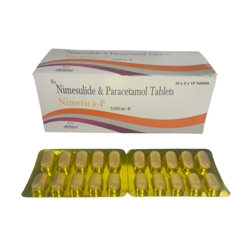 Nimetica-P` - Nimesulide & Paracetamol Tablets - Provided by Almatica Pharmaceuticals Pvt. Ltd.