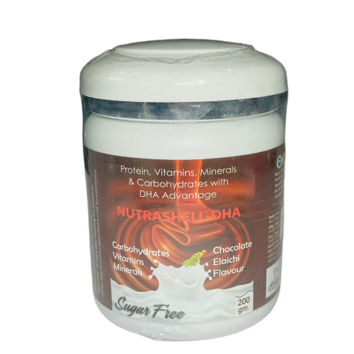 Nutrashell-dha - Protein Powder With DHA (Chocolate Flavour) - Provided by Almatica Pharmaceuticals Pvt. Ltd.
