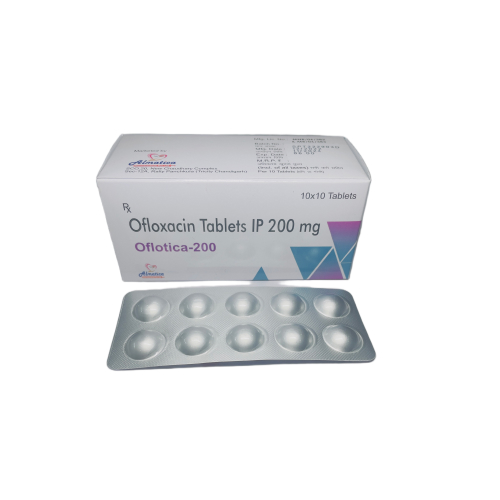 Oflotica- 200 - Ofloxacin 200mg - Provided by Almatica Pharmaceuticals Pvt. Ltd.