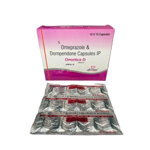 Ometica-d - Omeprazole 20mg + Domperidone 10mg Capsule - Provided by Almatica Pharmaceuticals Pvt. Ltd.