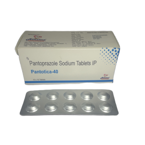 Pantotica-40 Tablets - Pantoprazole Sodium Tablets IP - Provided by Almatica Pharmaceuticals Pvt. Ltd.