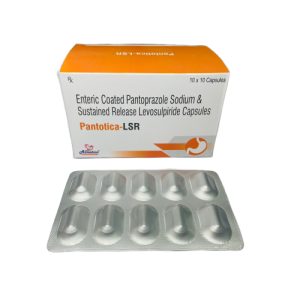 Pantotica-LSR - Enteric Coated Pantoprazole Sodium Sustained Release Levosulpiride Capsules - Provided by Almatica Pharmaceuticals Pvt. Ltd.