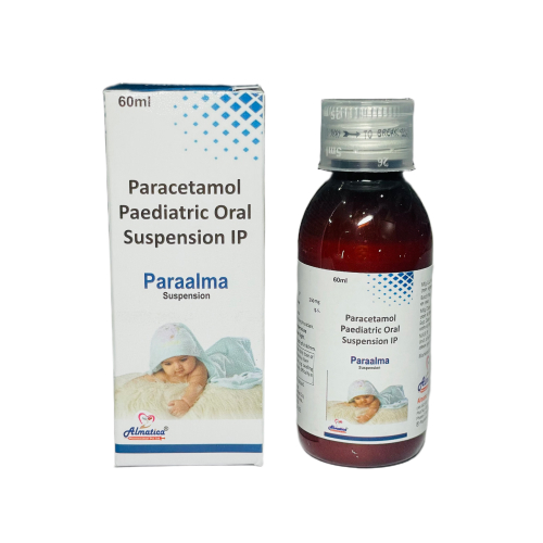 Paraalma Suspension - Paracetamol Paediatric Oral Suspension IP - Provided by Almatica Pharmaceuticals Pvt. Ltd.