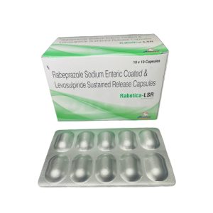 Rabotica-lsr - Rabeprazole 20 mg + Levosulpride 75mg Capsule - Provided by Almatica Pharmaceuticals Pvt. Ltd.