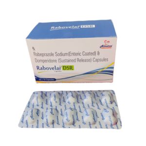 Rabovelar-DSR - Rabeprazole Sodium (Enteric Coated) & Domperidone (Sustained Release) Capsules - Provided by Almatica Pharmaceuticals Pvt. Ltd.