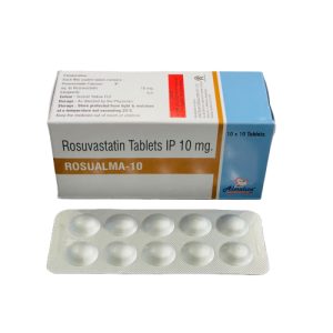 Rosualma-10 - Rosuvastatin  Tablets IP  10mg - Provided by Almatica Pharmaceuticals Pvt. Ltd.