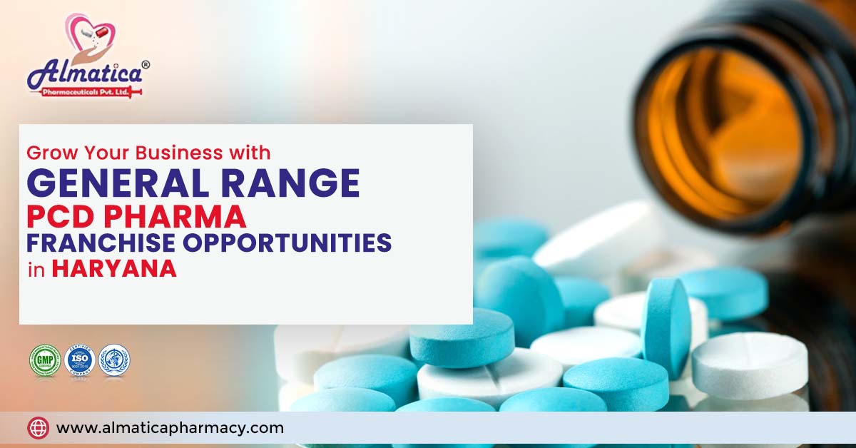 Grow your business with a general range of PCD pharma franchise opportunities in Haryana.
