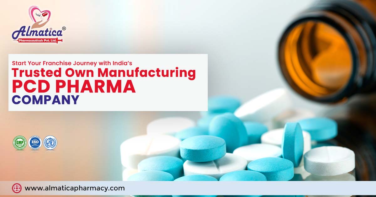 Own manufacturing PCD pharma franchise company